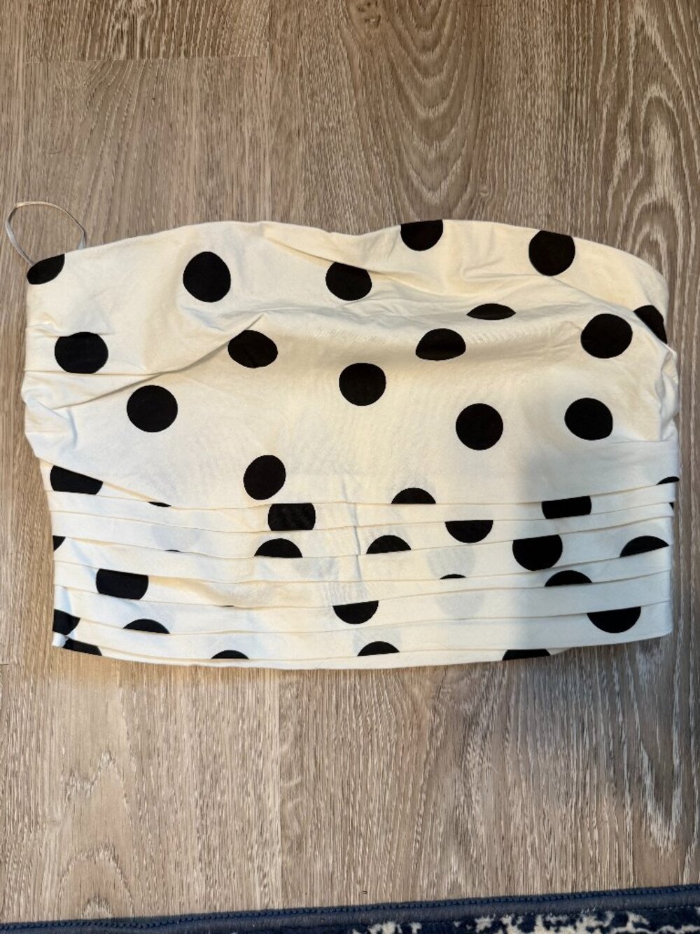 NEW Loft Polka Dot Top Sz 8 Strapless